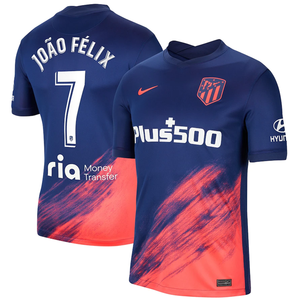 Camiseta Atlético De Madrid João Félix 7 Segunda Equipación 2021/2022